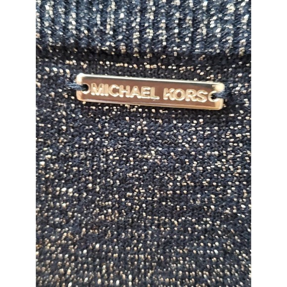 Michael Kors Womens Gray Long Sleeve Casual Round Neck Top Blouse Size 2X - Picture 9 of 12